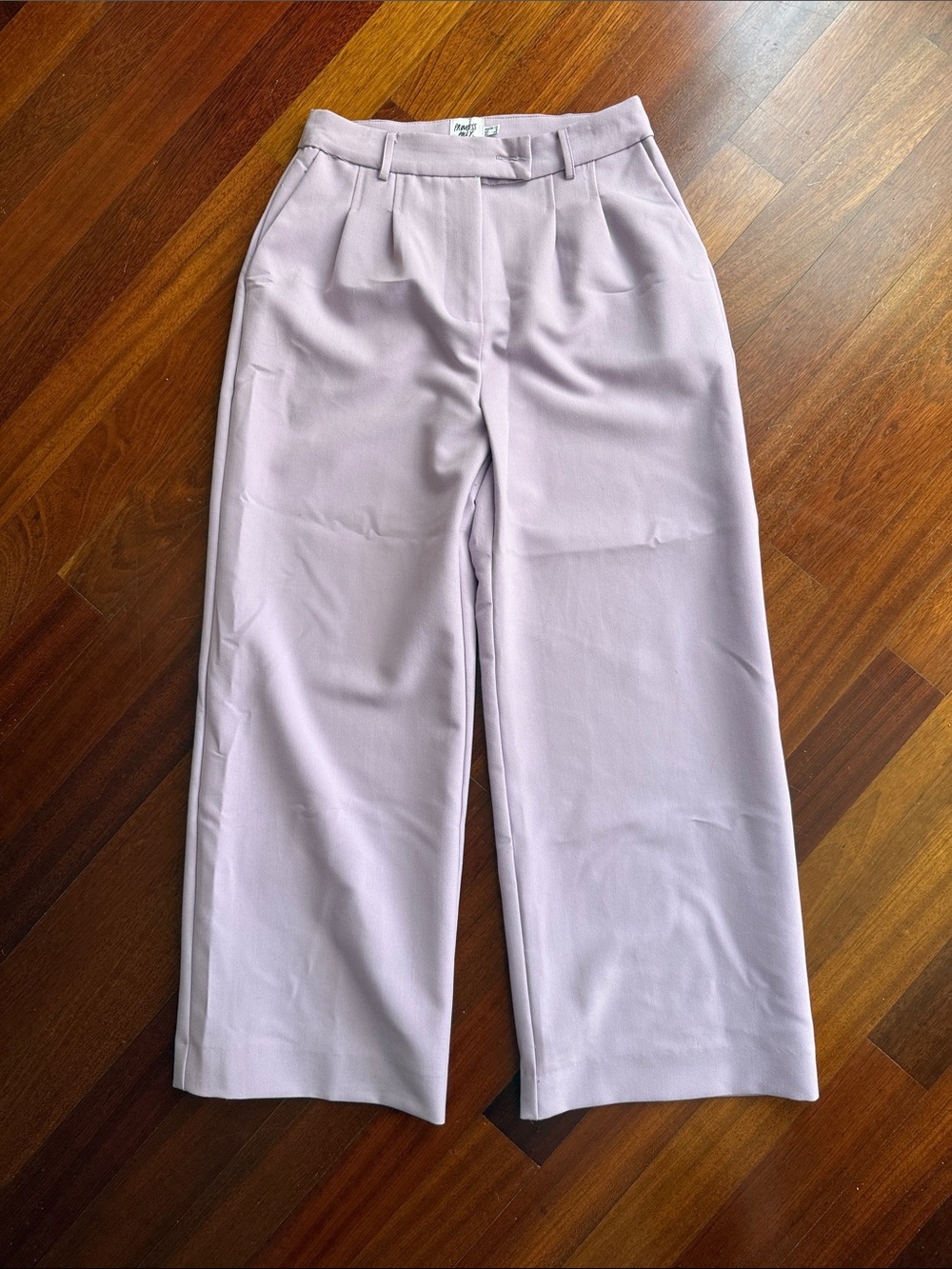 Princess Polly Lilac Wide Leg Trousers